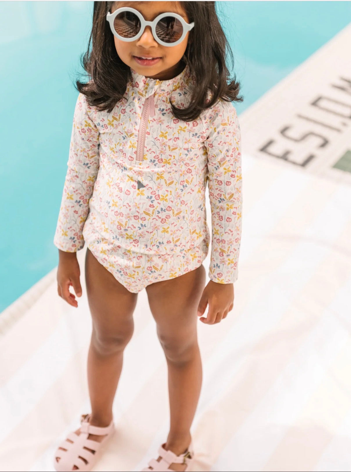 Floret 2 Pc Swim Rash Guard