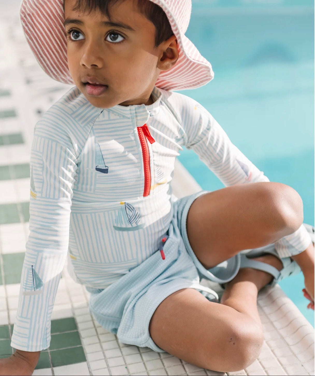 Set Sail Rash Guard Set