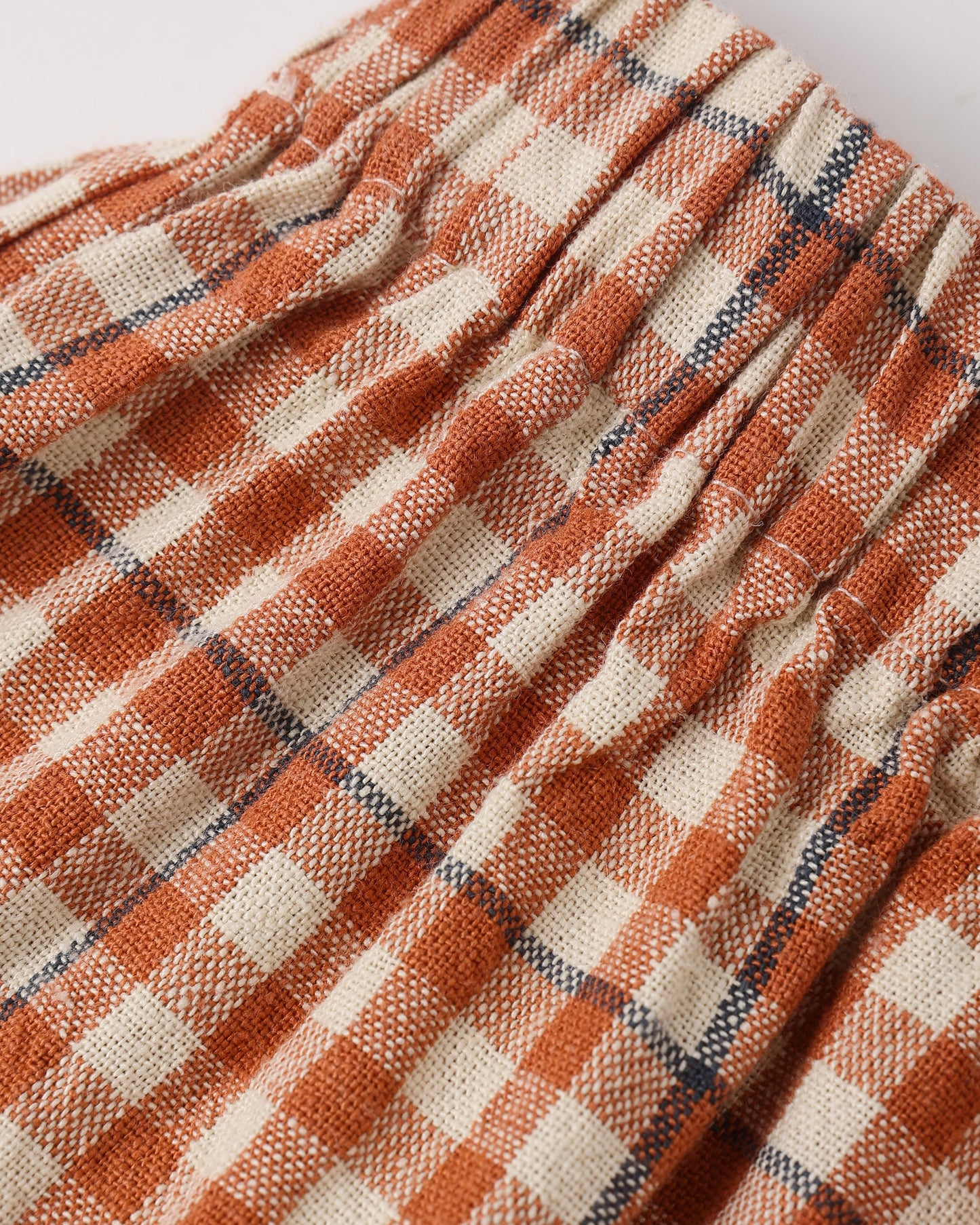 Tiered Poppy Gingham Skirt