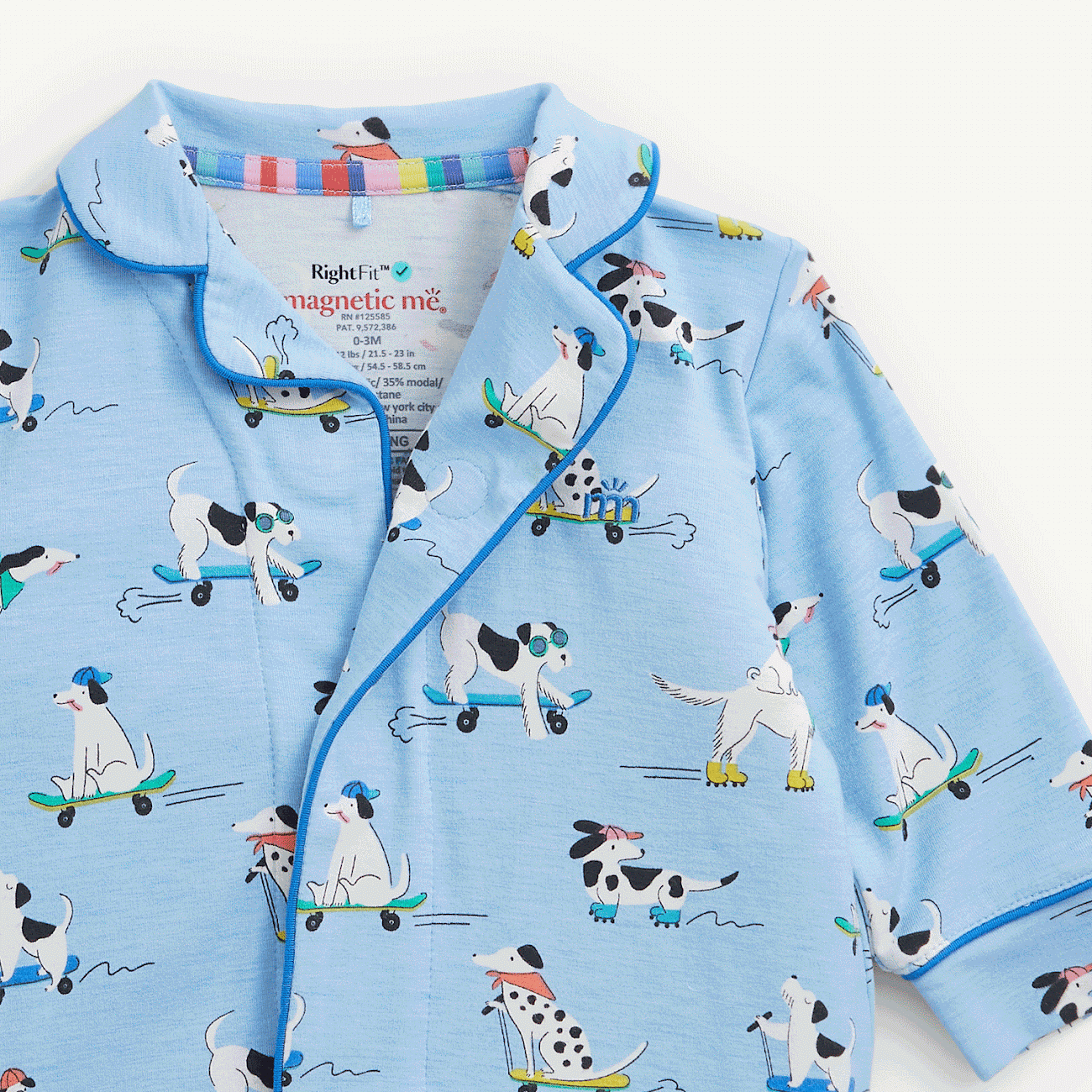 Ruff Riders L/S 2 Pc Pajamas With Piping