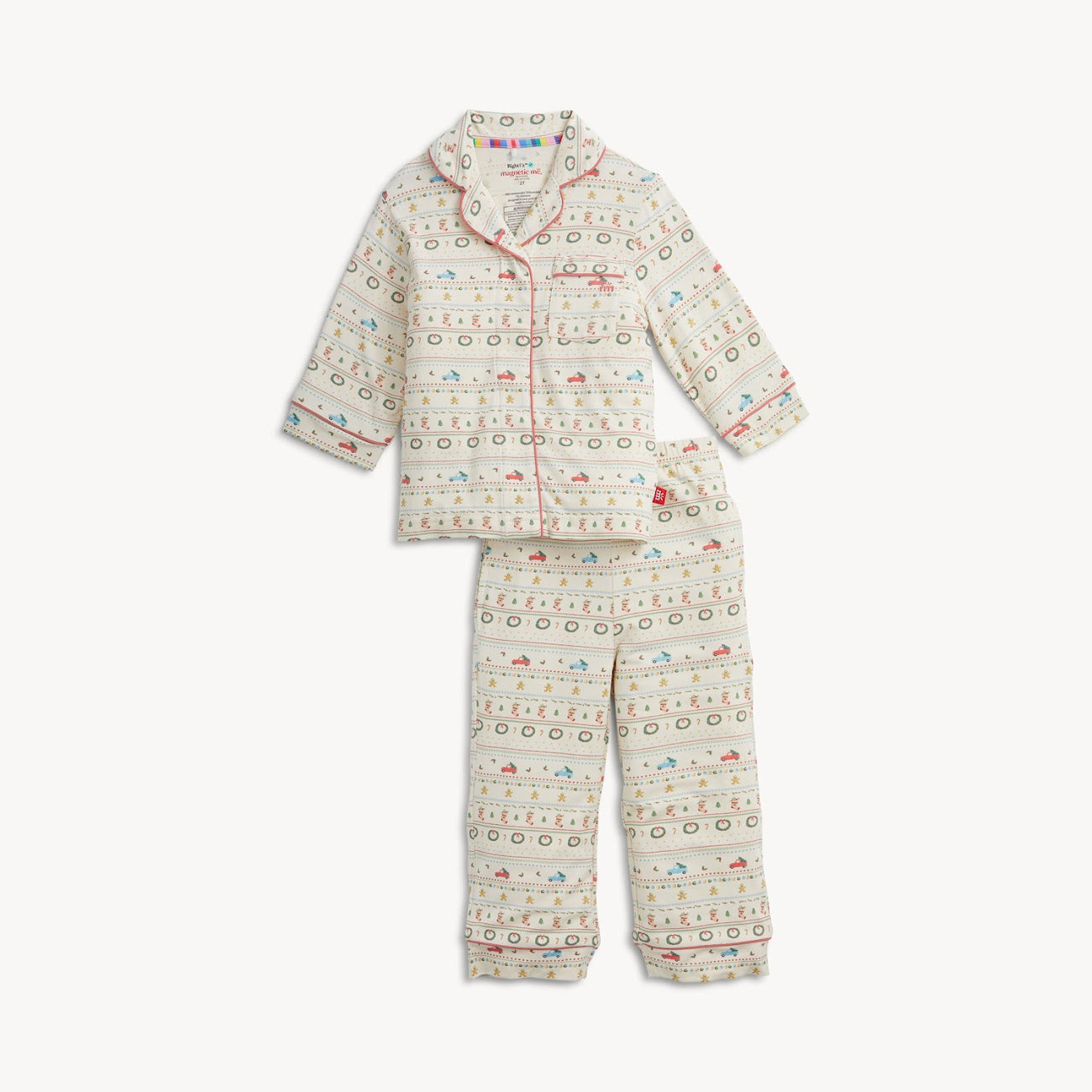Traditional Christmas L/S 2 Pc Pajamas