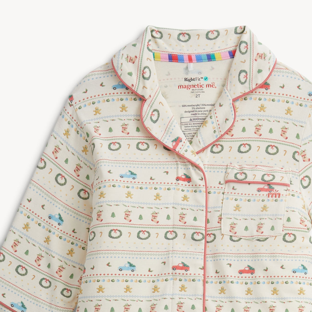 Traditional Christmas L/S 2 Pc Pajamas