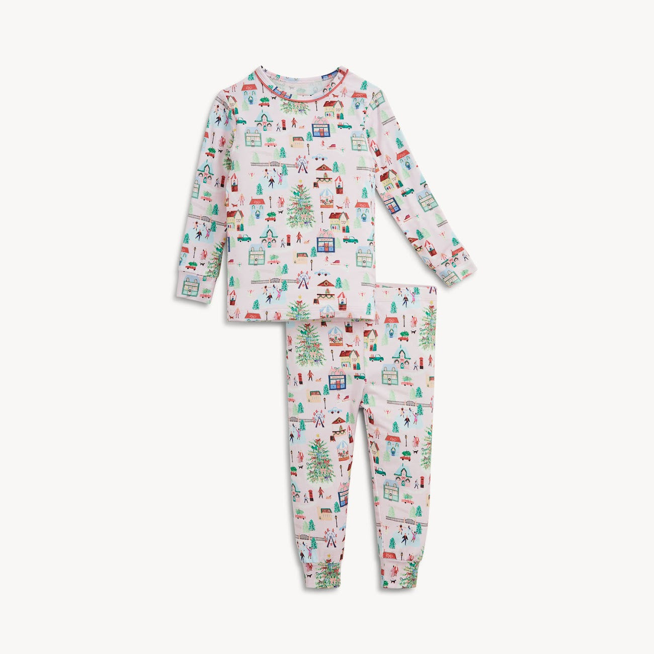 Winter Village L/S 2 Pc. Pajamas