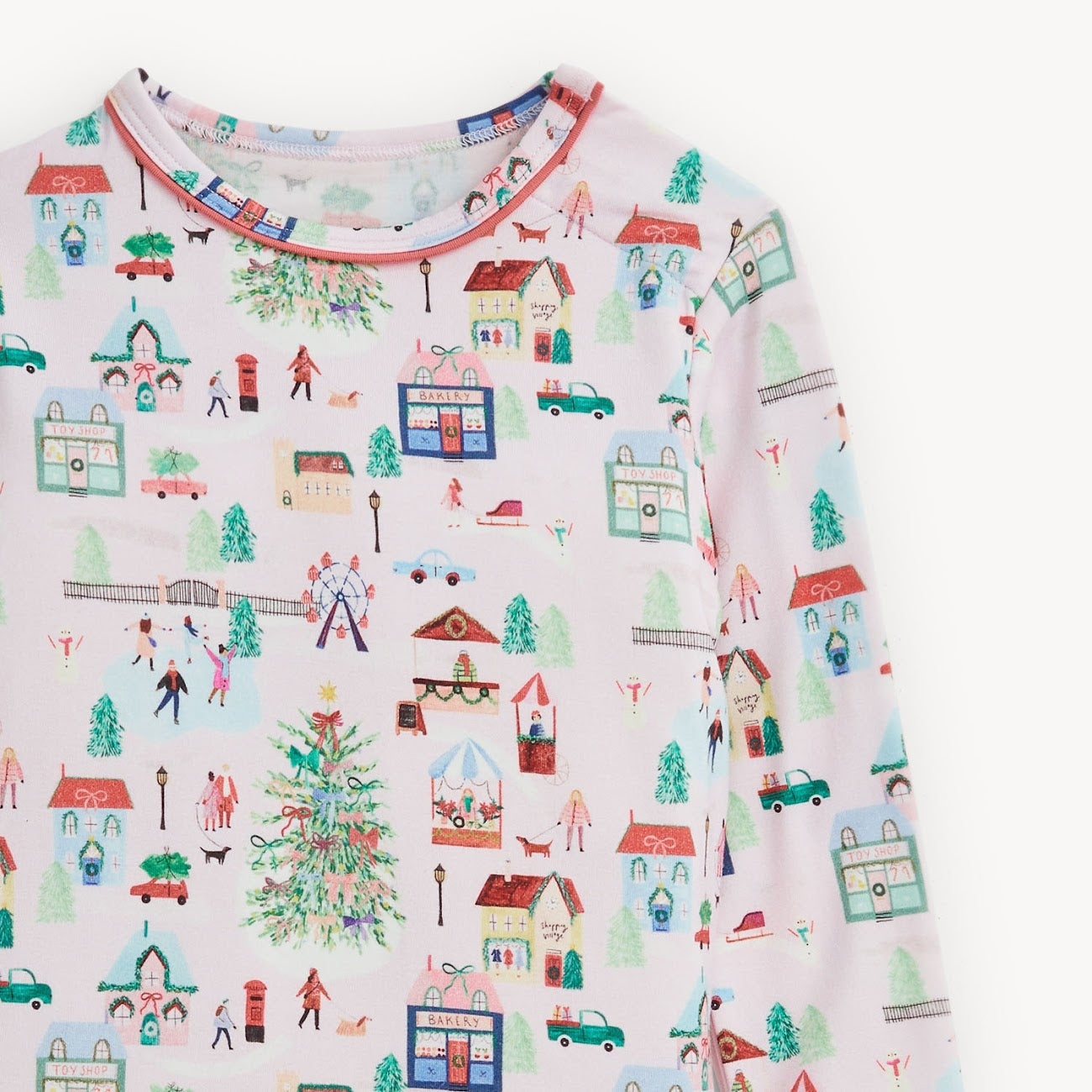 Winter Village L/S 2 Pc. Pajamas