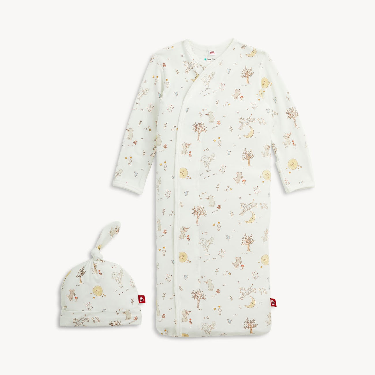 Bedtime Rhymes Gown & Hat Set