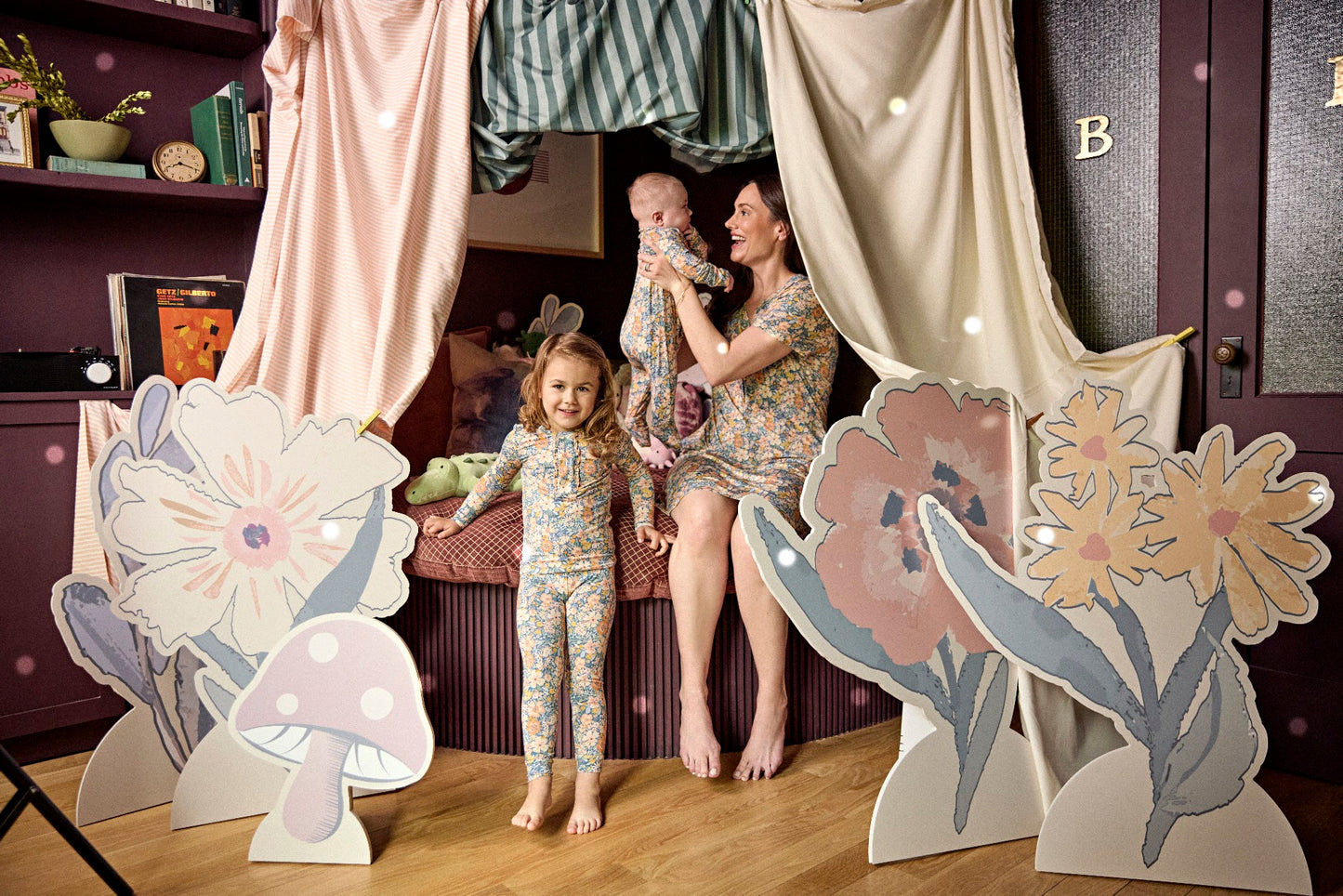 Flora Ruffle L/S 2 Pc. Pajamas