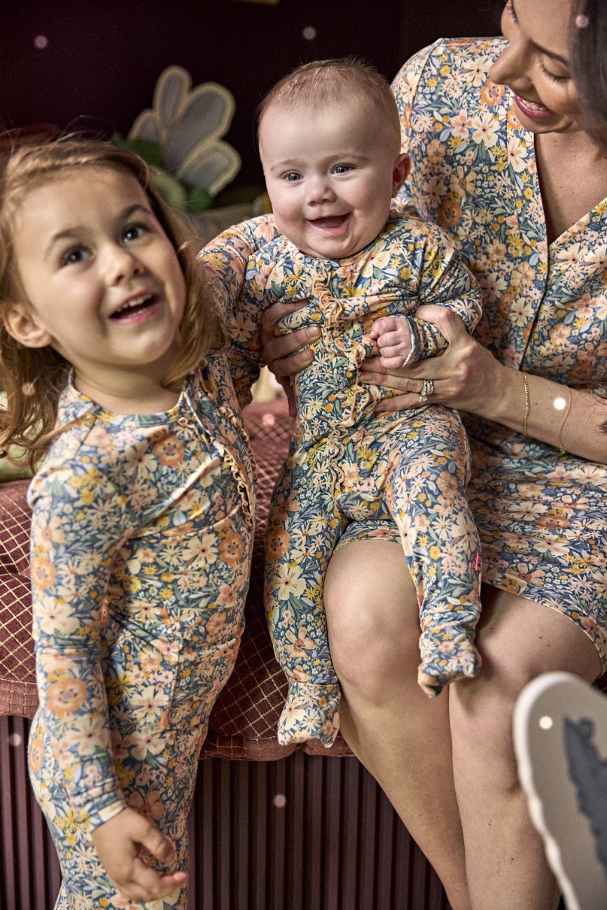 Flora Ruffle L/S 2 Pc. Pajamas