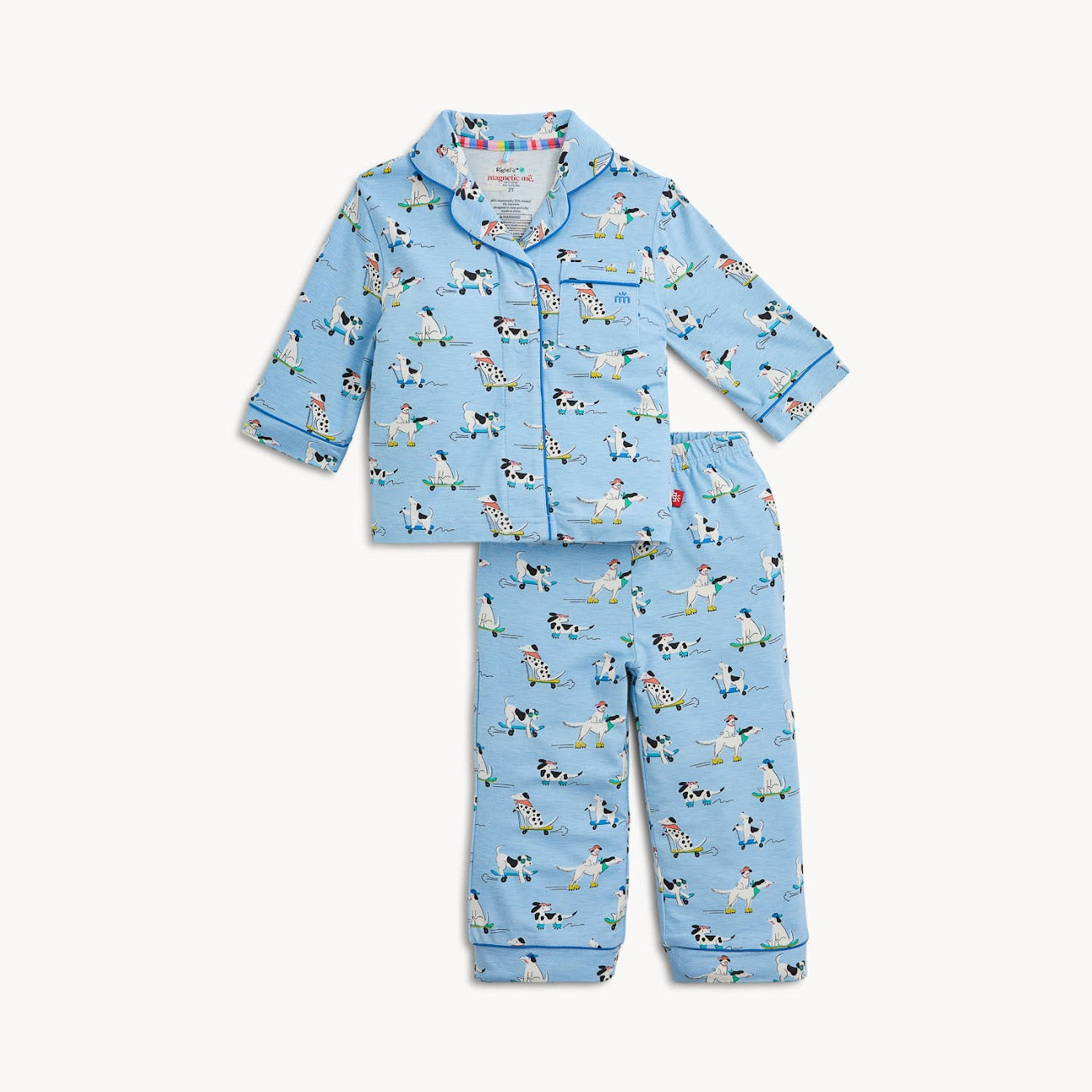 Ruff Riders L/S 2 Pc Pajamas With Piping