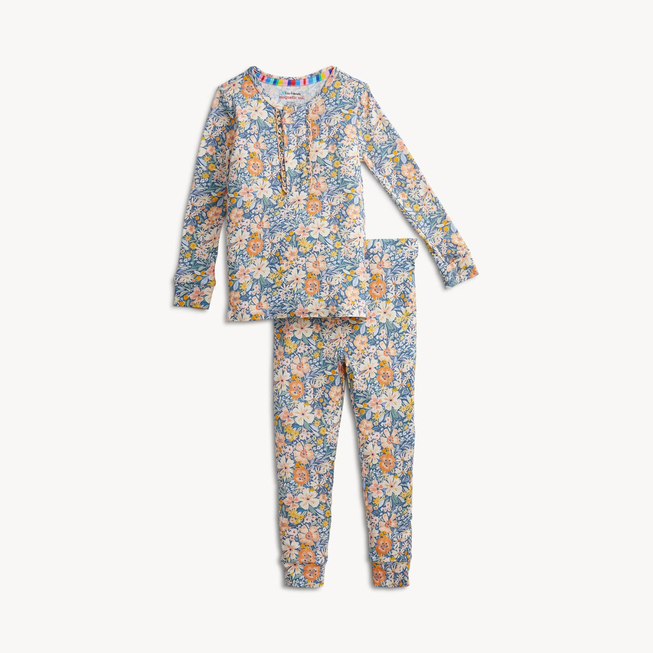 Flora Ruffle L/S 2 Pc. Pajamas