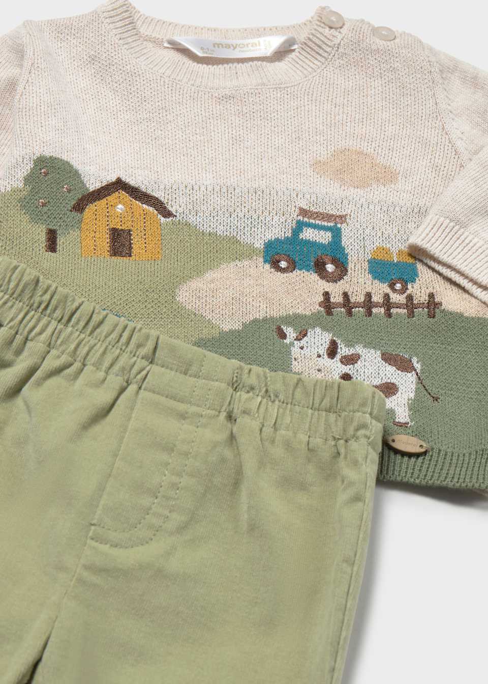 Little Farm Adventure 2-Pc Outfit