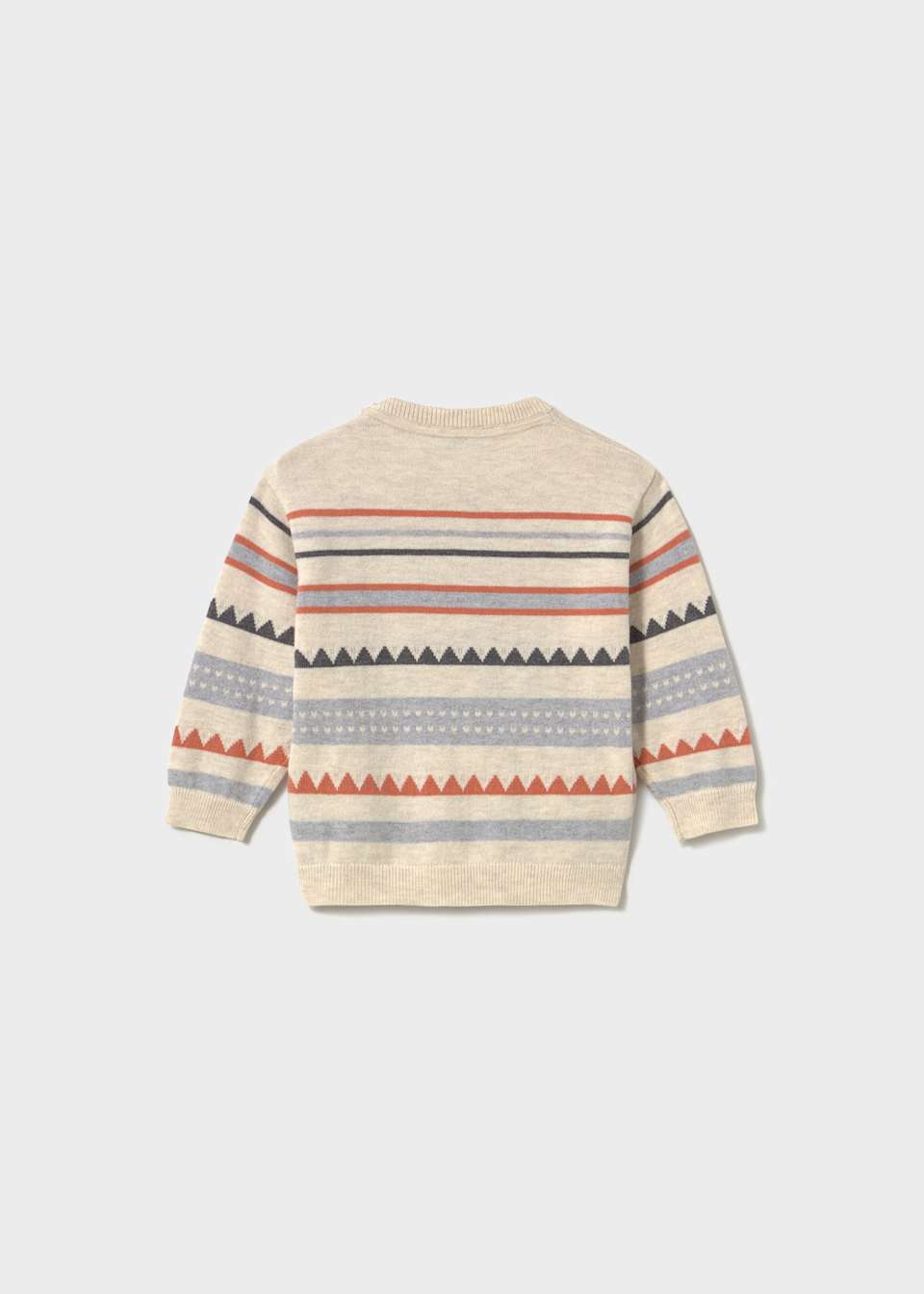 Brick Red Striped Sweater