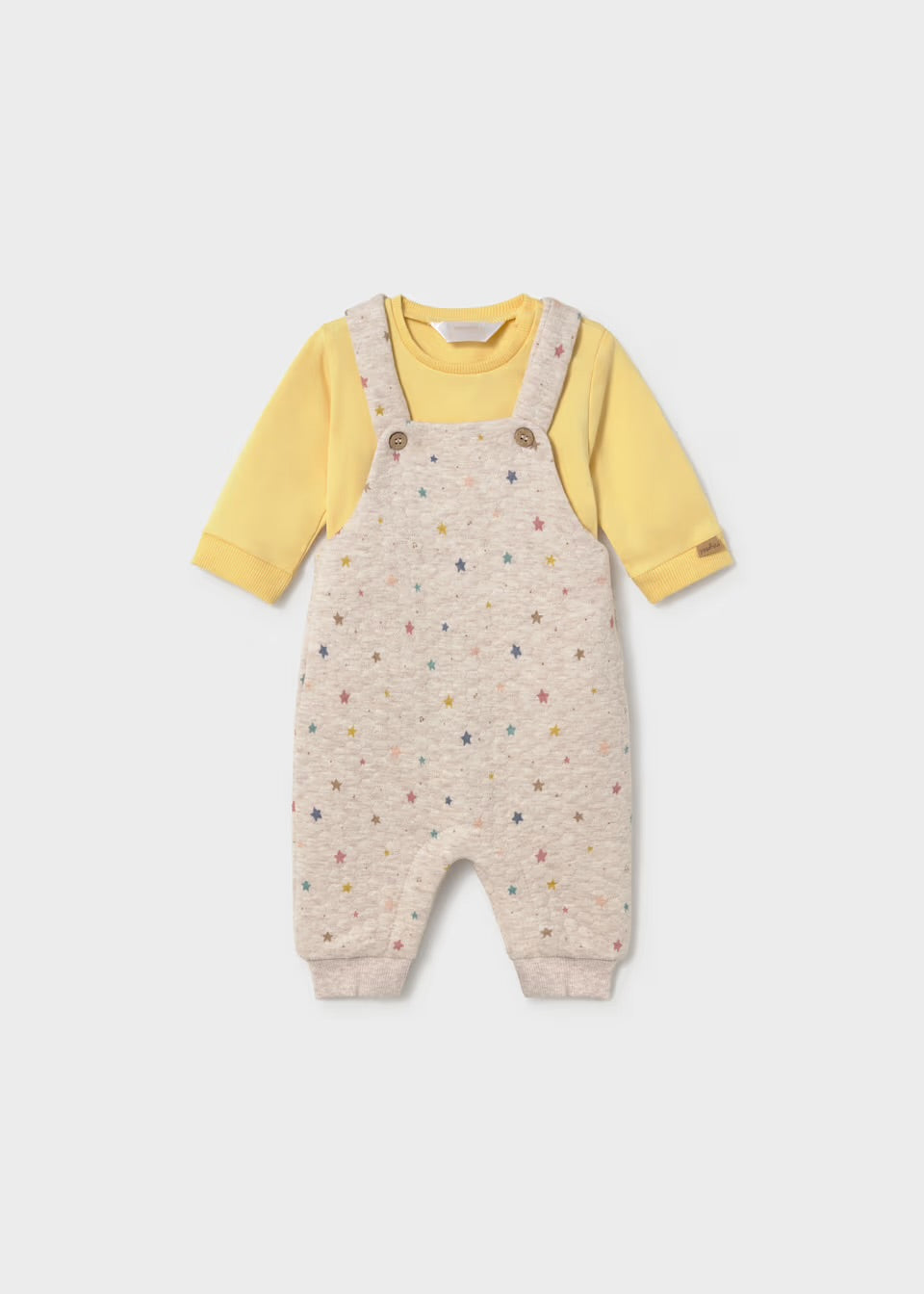 Baby Boys’ 2 Pc Stars On Cream Outfit