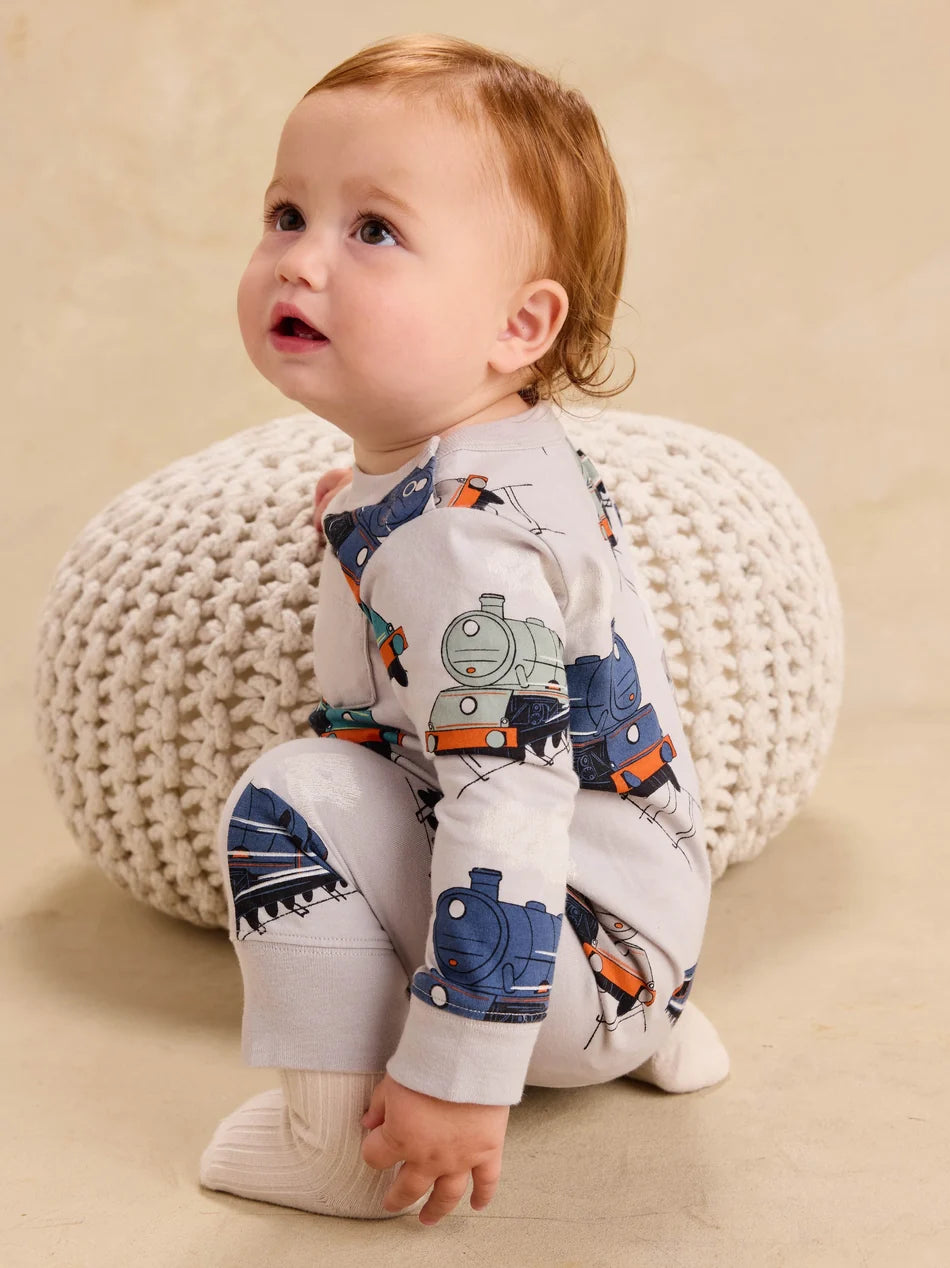 Great Railway Journey Pocket Romper