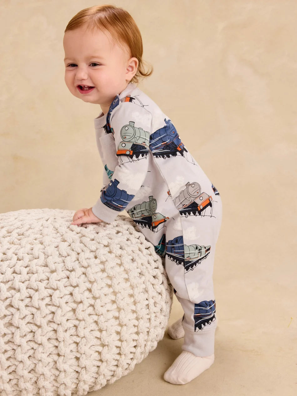 Great Railway Journey Pocket Romper