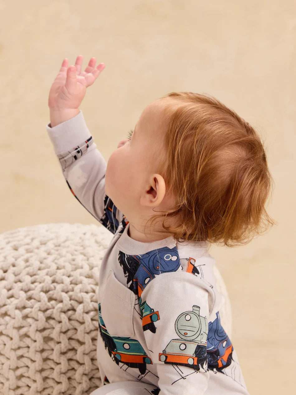 Great Railway Journey Pocket Romper