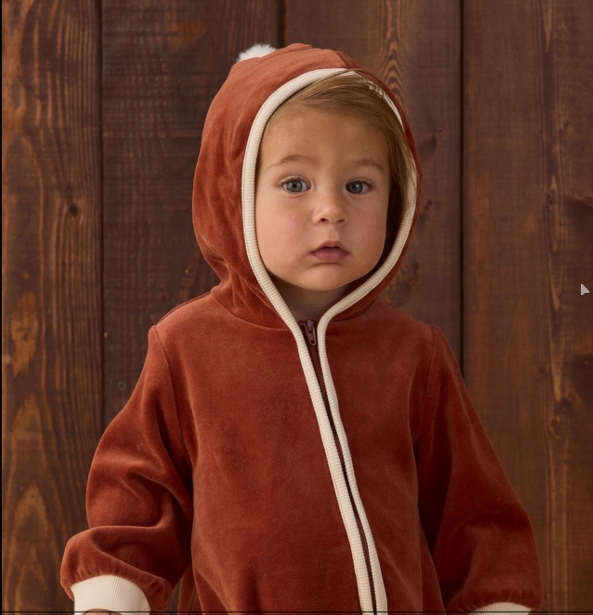 Redwood Velour Jumpsuit