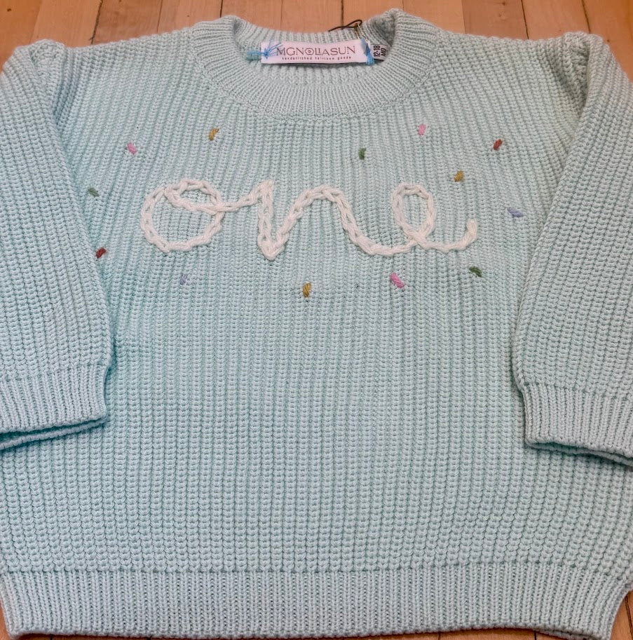 "One" Birthday Sweater