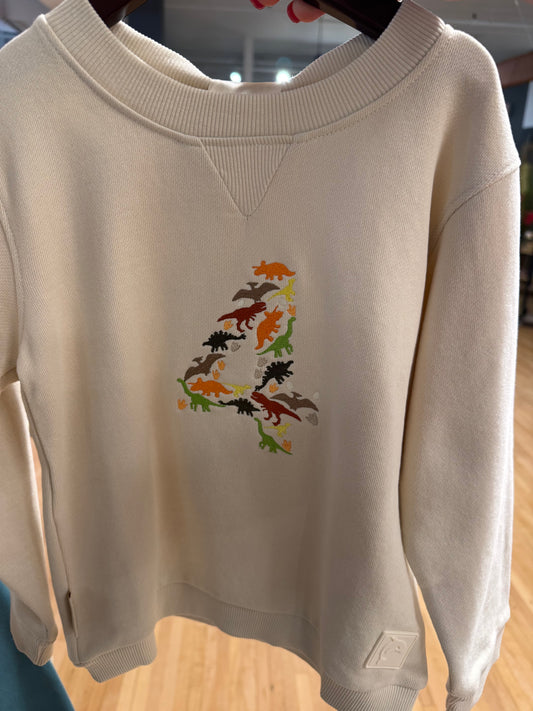 Dino Themed "4" Sweatshirt