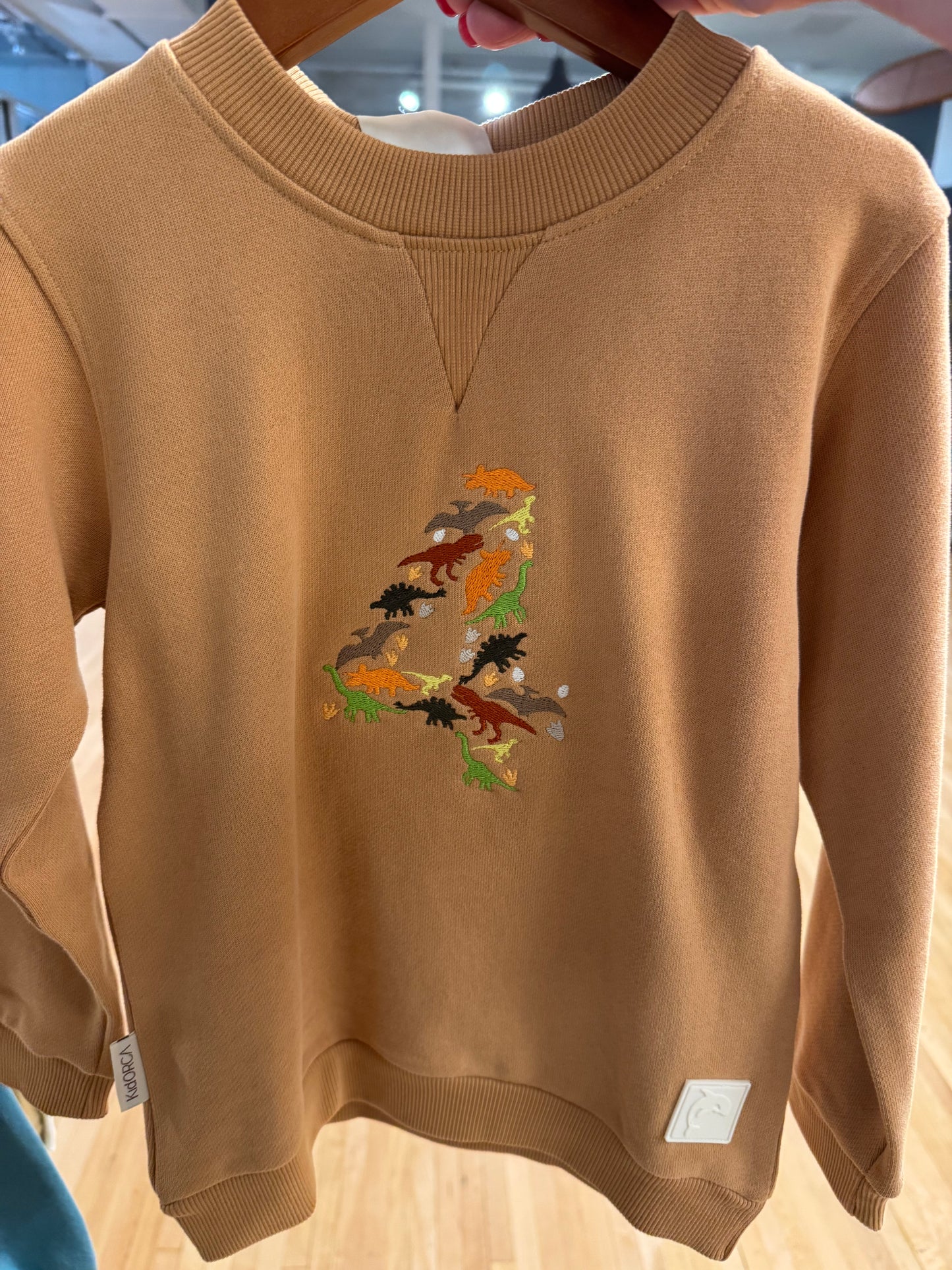 Dino Themed "4" Sweatshirt