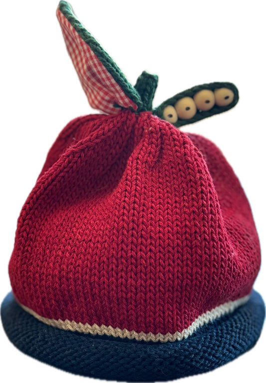 Red Blackeye Pea Hat