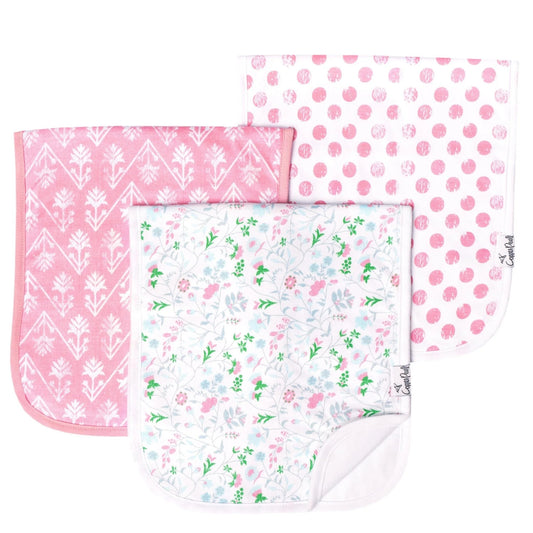 Claire 3-Pack Burp Cloths