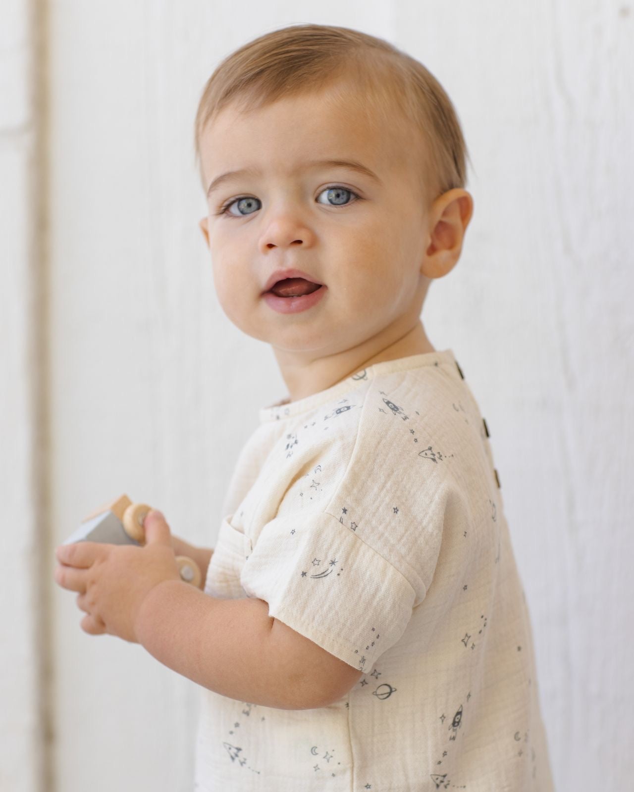 Space Woven Boxy Top