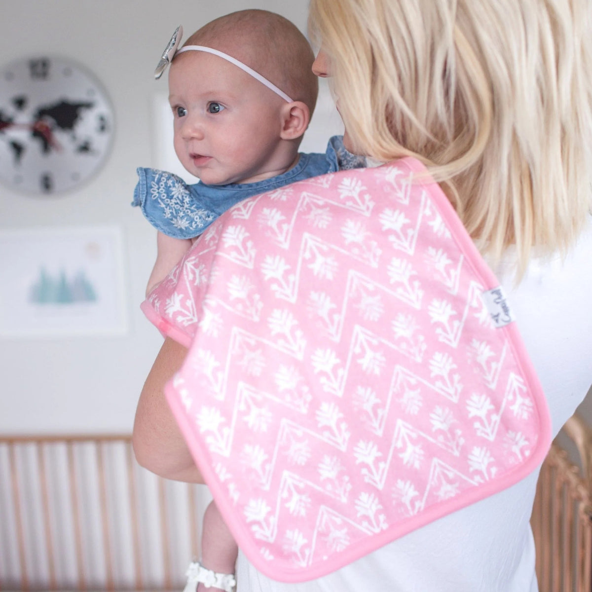 Claire 3-Pack Burp Cloths