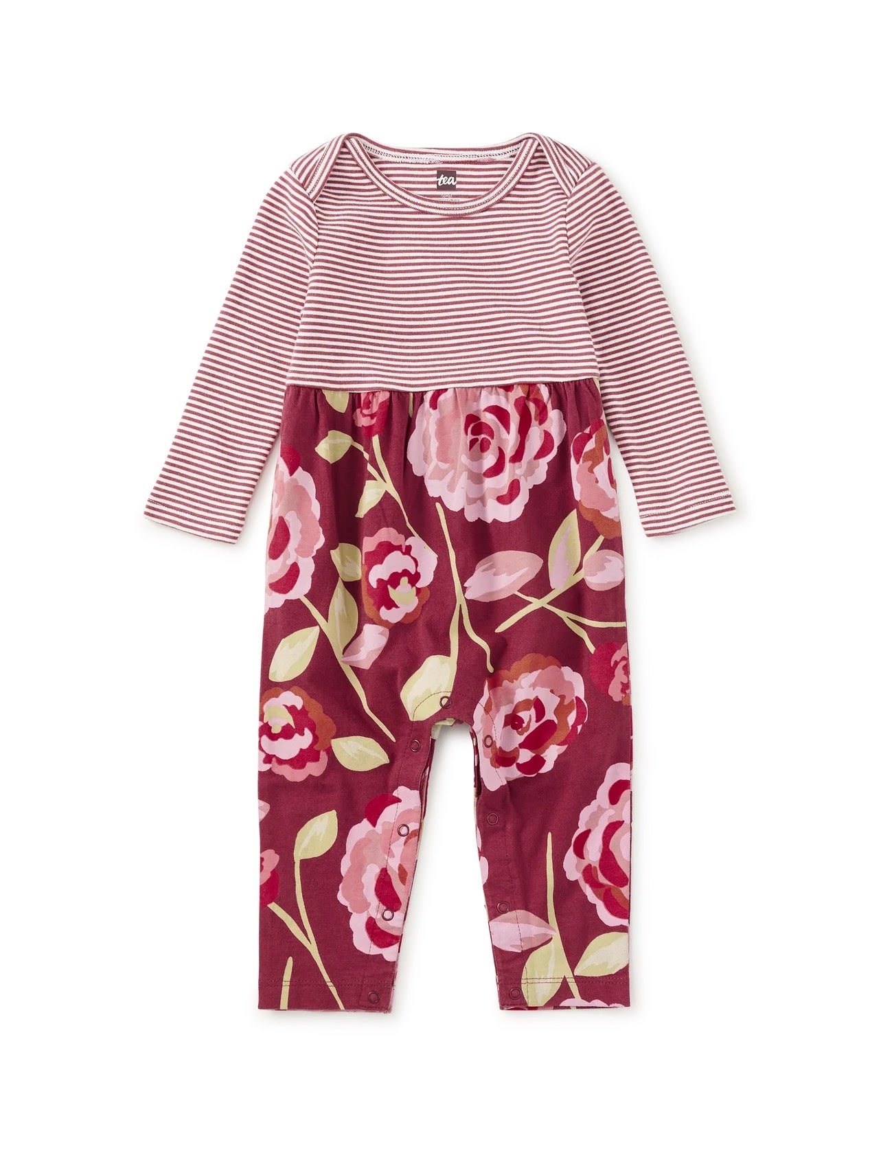 Turkish Rose Print Mix Romper