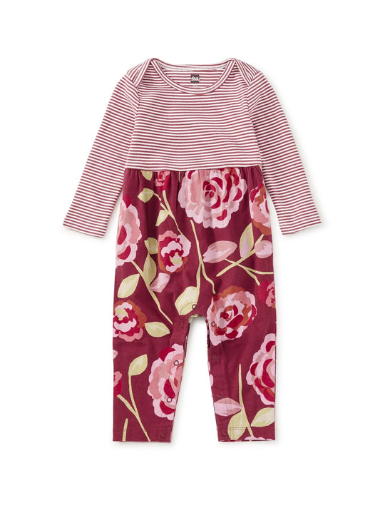 Turkish Rose Print Mix Romper