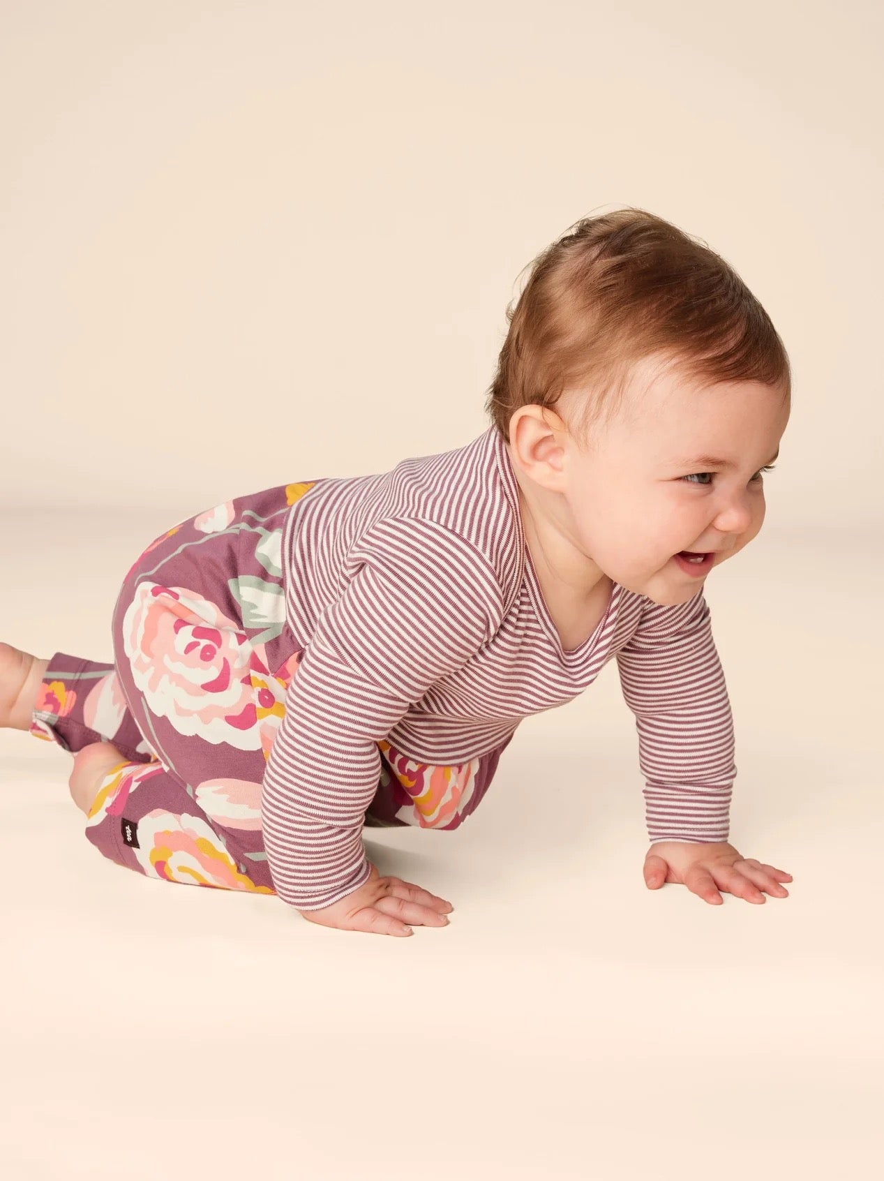 Turkish Rose Print Mix Romper