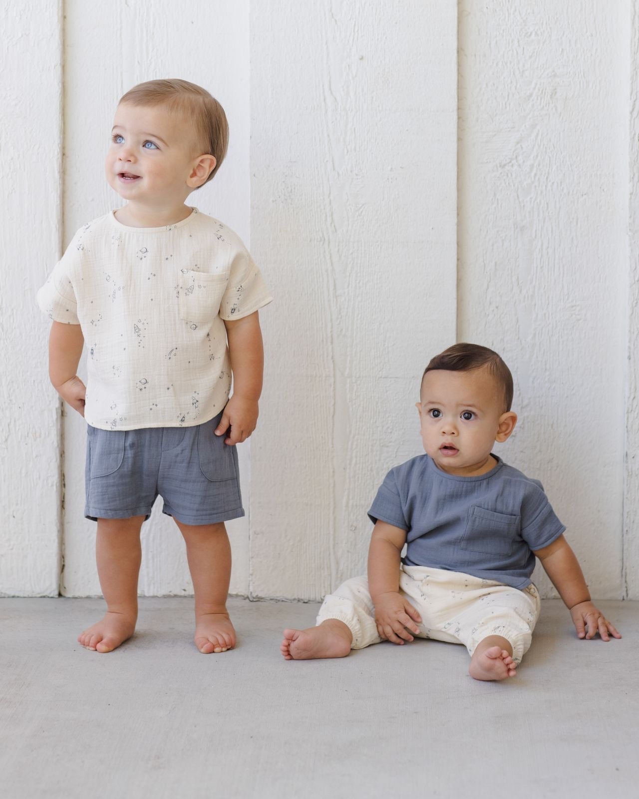 Space Woven Boxy Top