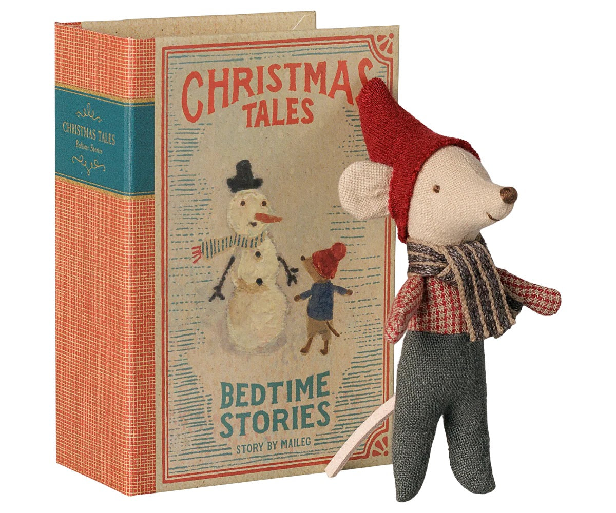 Christmas Baby Mouse in Book