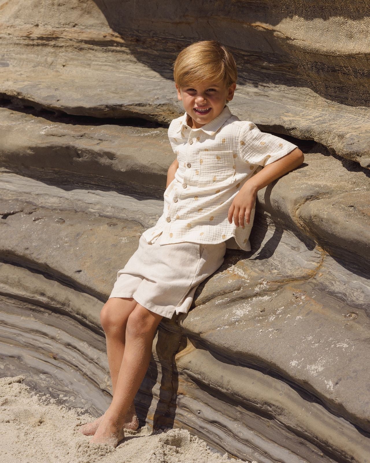 Perry Heathered Cocoa Shorts