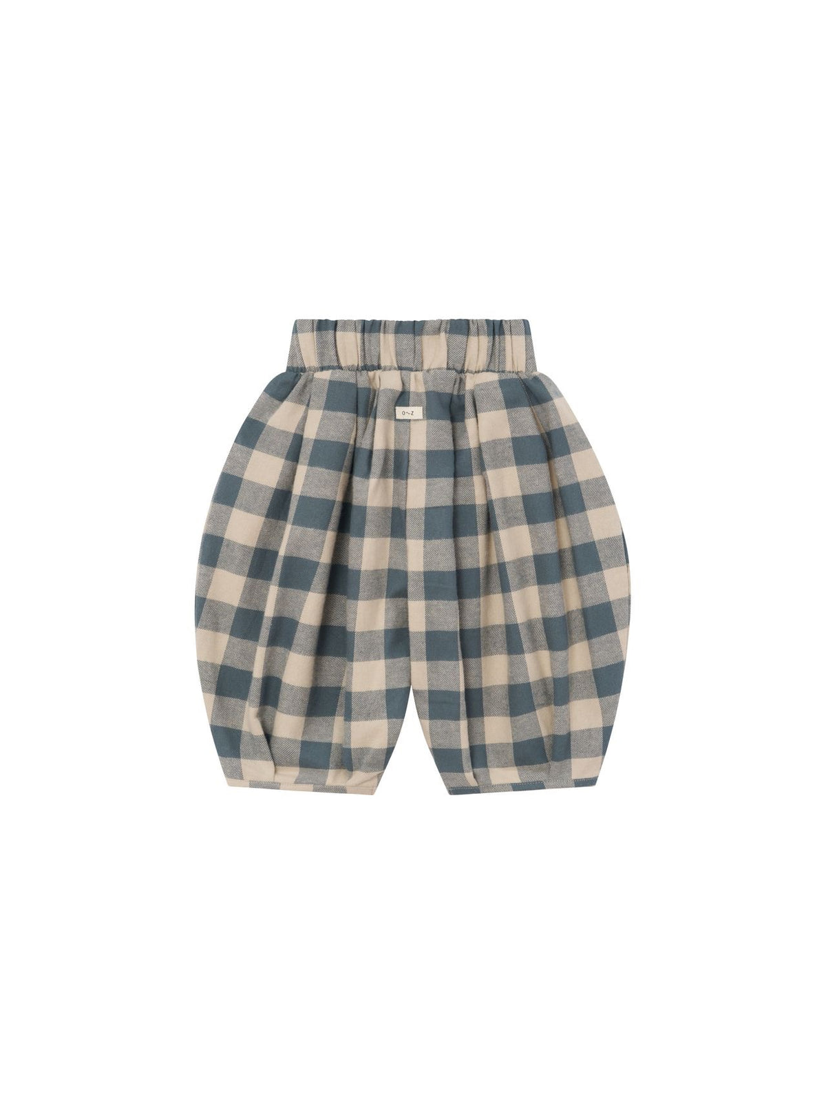 Fog Blue Gingham Lodge Pants