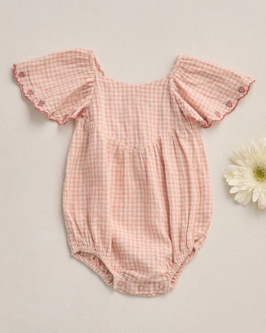 Petal Gingham Roxy Romper