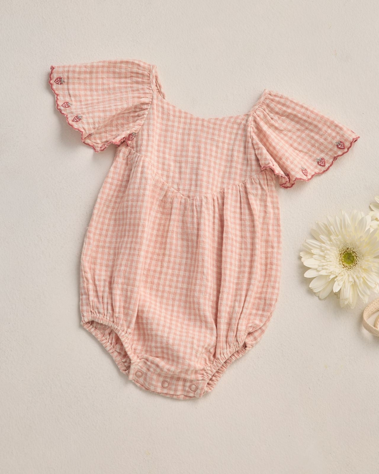 Petal Gingham Roxy Romper