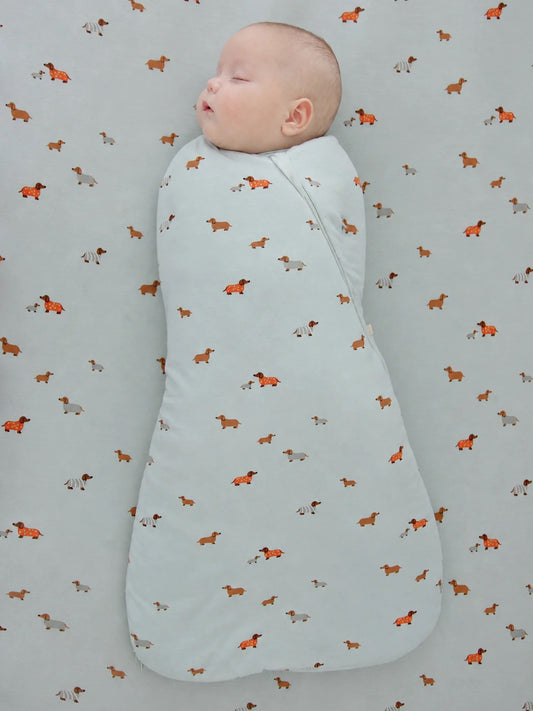 Gunamuna Woof Swaddle Sleep Bag (0-3 M)