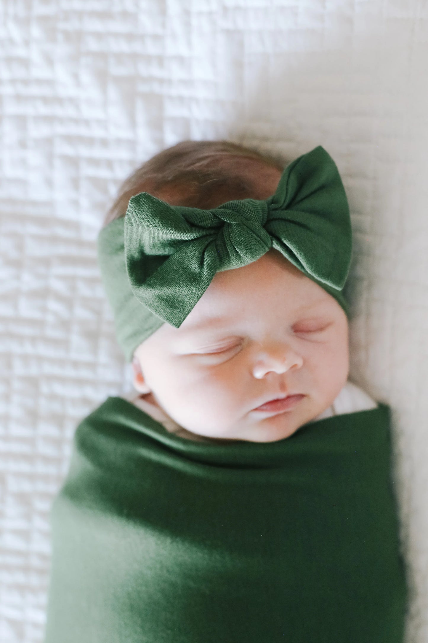 Assorted Colors Solid Knit Headband Bow