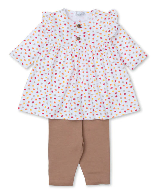 Turkey Time Leaves Dress Set