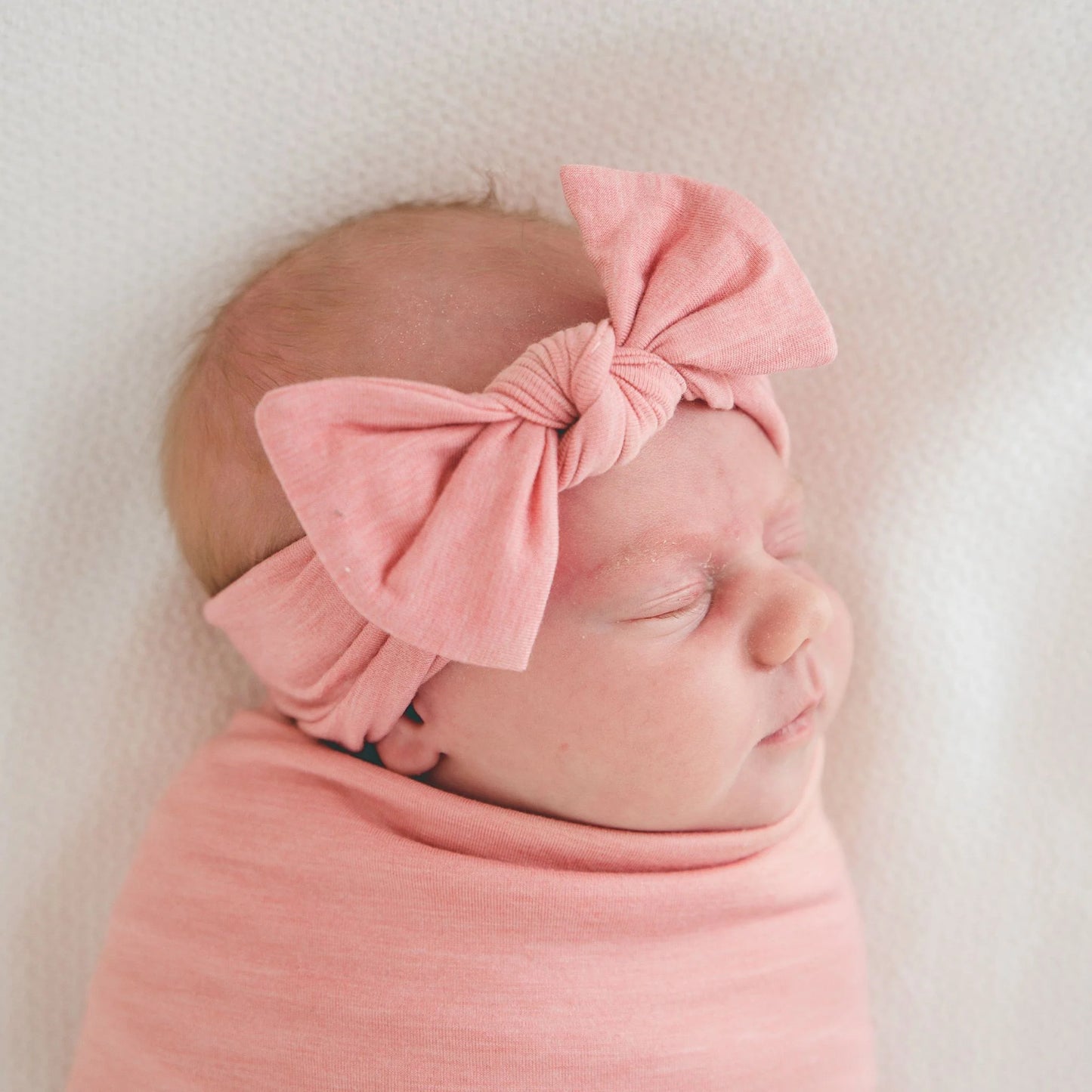Assorted Colors Solid Knit Headband Bow