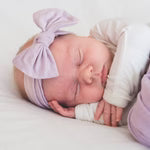 Assorted Colors Solid Knit Headband Bow