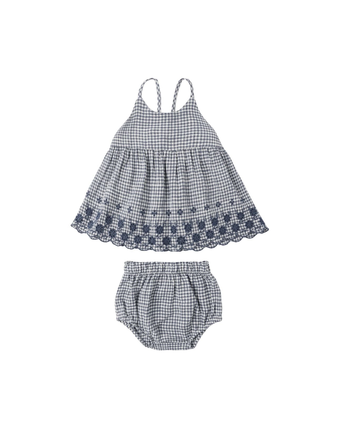 Marine Gingham Zenni Set