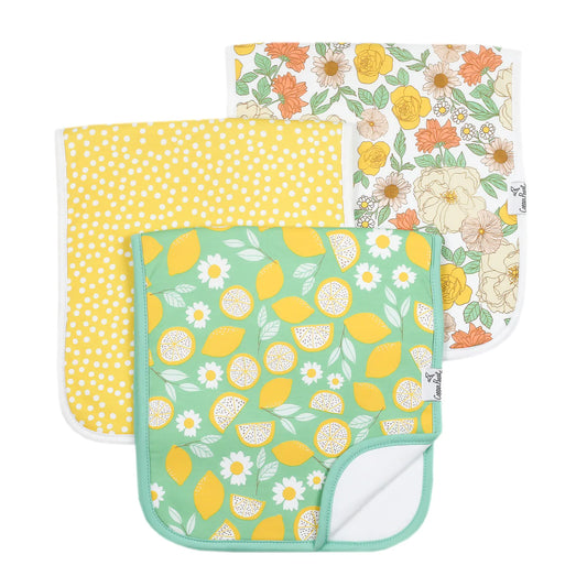 Lemon Burp Cloth Set (3-Pack)