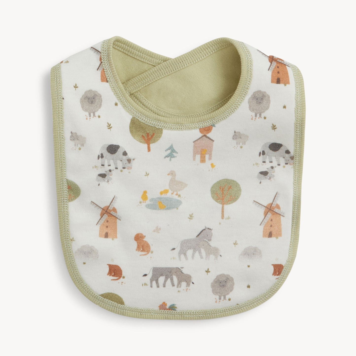 Funny Farm Reversible Bib