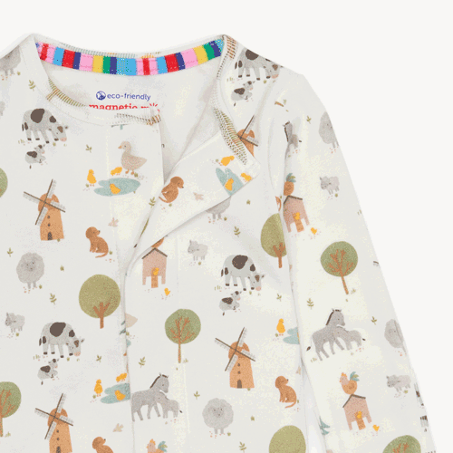Funny Farm Cotton Footie