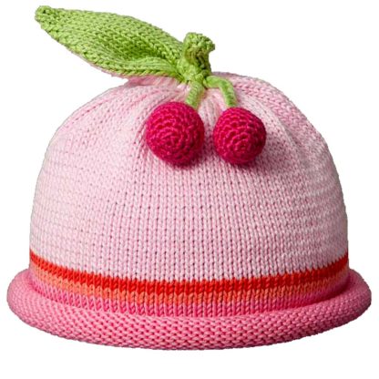 Multi Pink Cherry/White Roll Hat