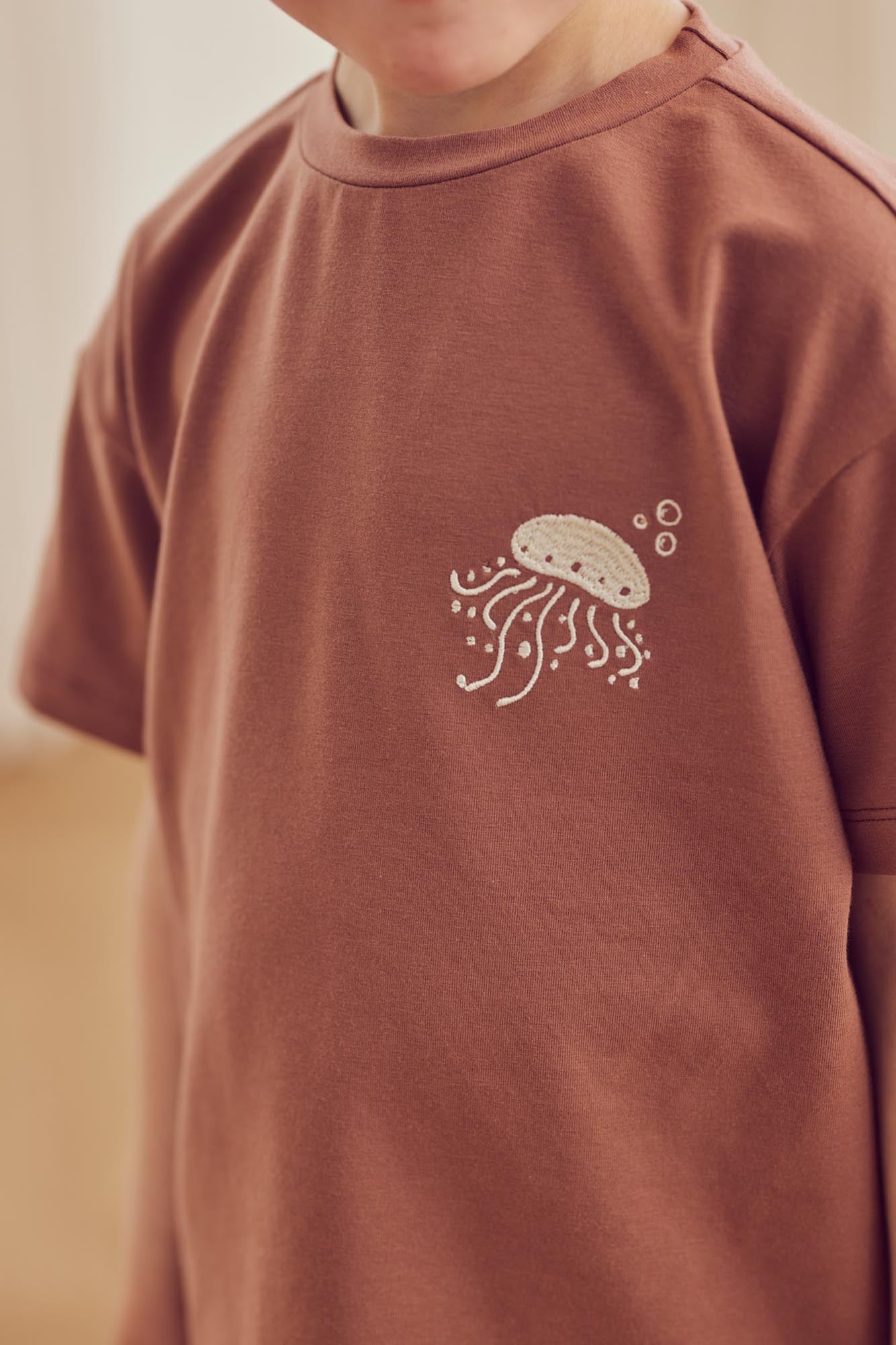 Sea Pecan Printed Tee