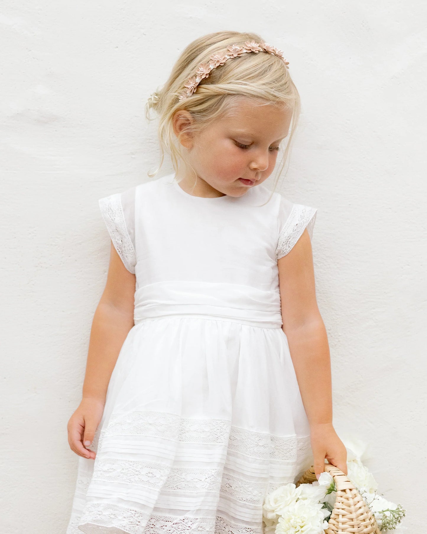 Dahlia Dress in White