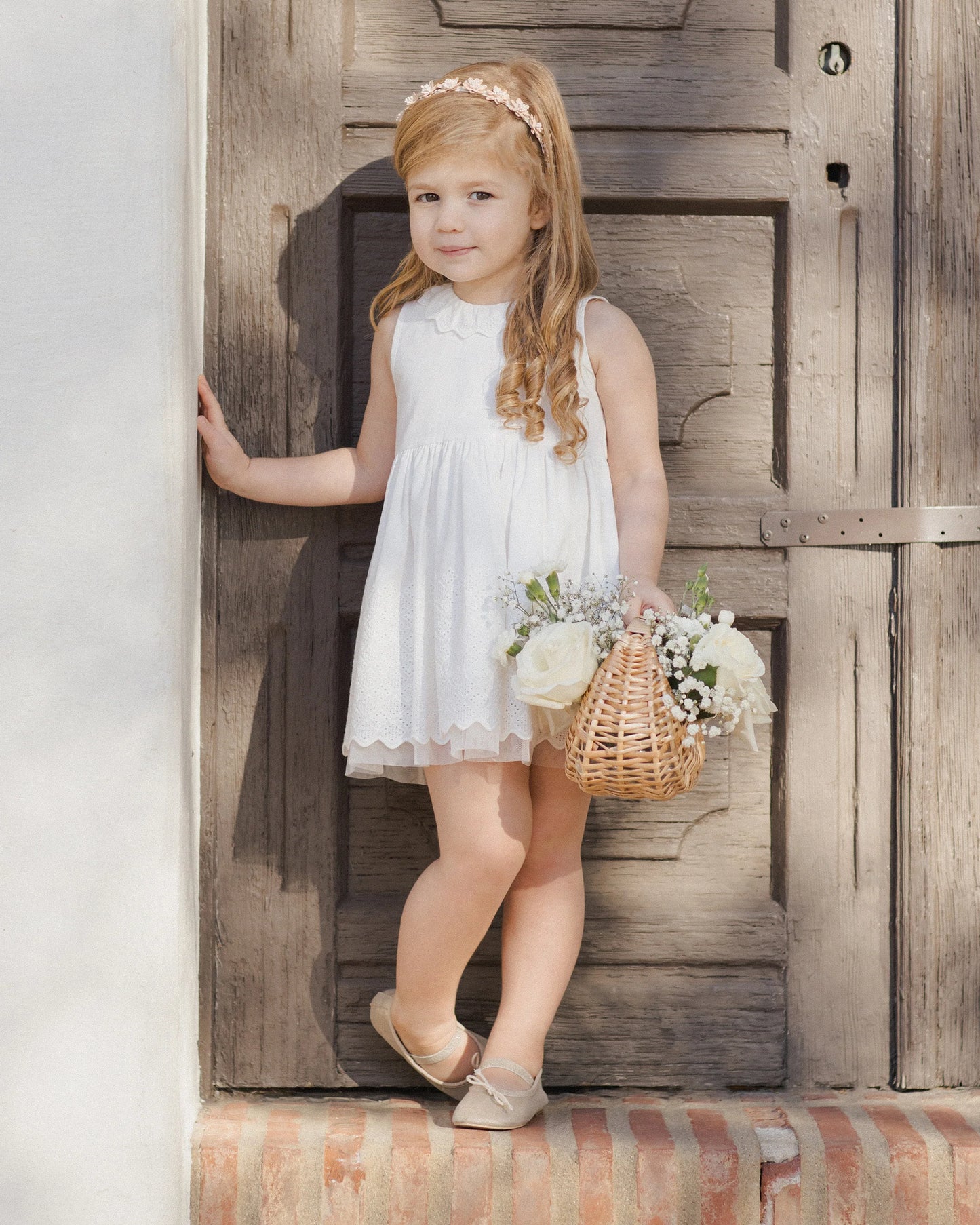 Georgia Dress in White