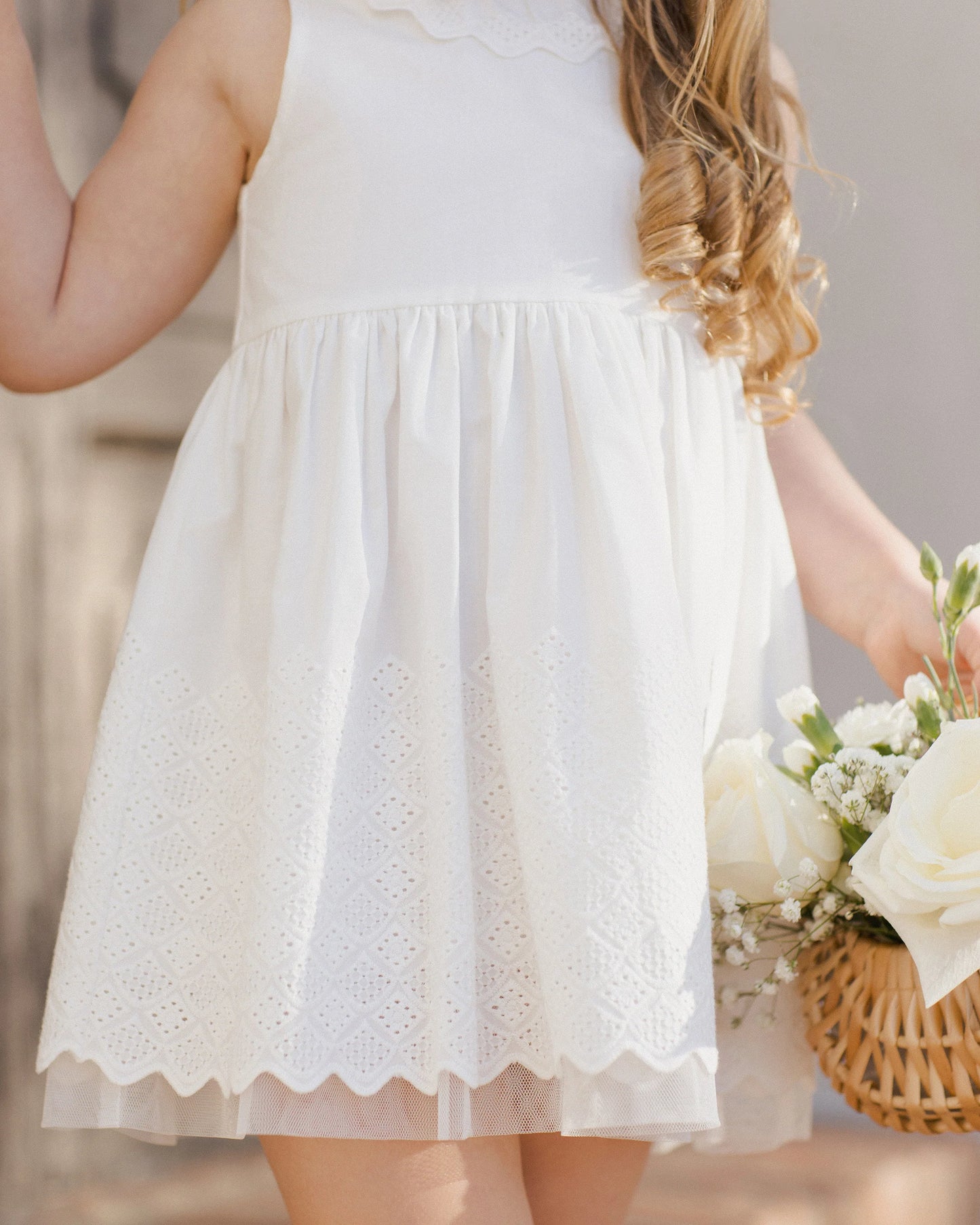 Georgia Dress in White